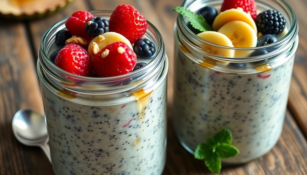 healthy breakfast with chia