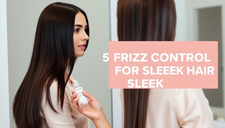 frizz control for sleek hair