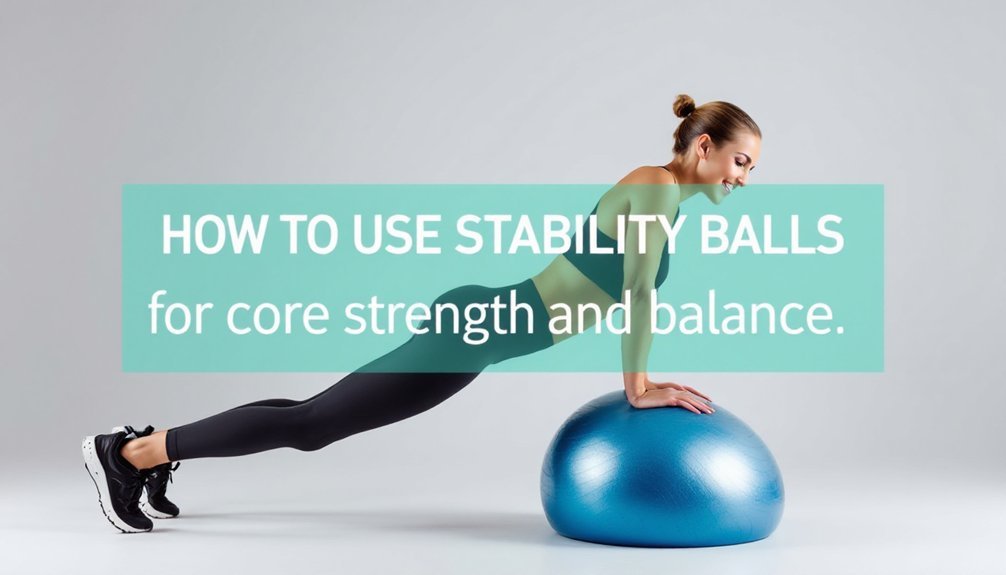 stability ball exercises for beginners