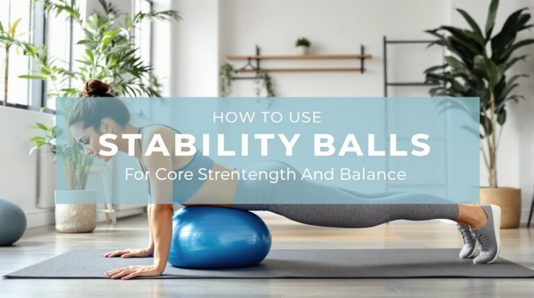 stability balls for core training